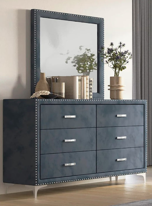 Crown Mark Furniture Lucinda Dresser Mirror in Gray - Golden Home Furniture (Columbus, OH) - Multi Location