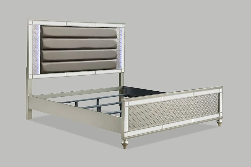Crown Mark Furniture Cristian Queen Panel Bed in Beige B1680-Q - Golden Home Furniture (Columbus, OH) - Multi Location