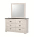 Crown Mark Furniture Leighton Dresser Mirror in White - Golden Home Furniture (Columbus, OH) - Multi Location