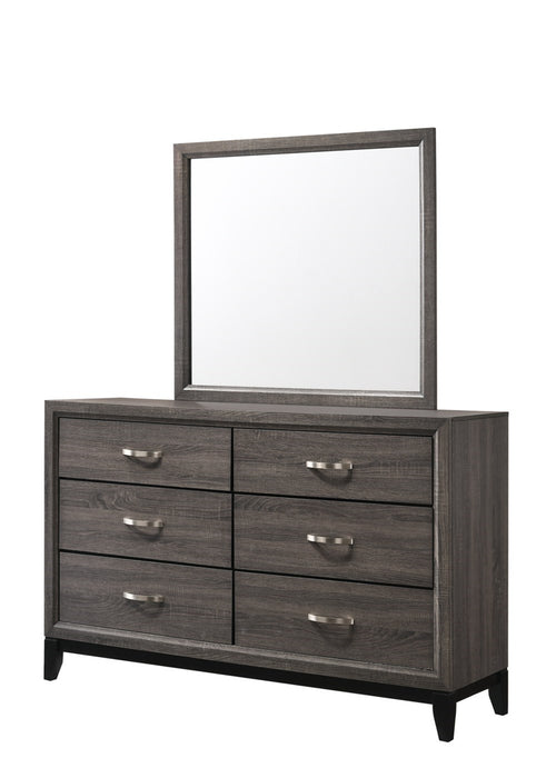 Crown Mark Akerson Mirror in Grey - Golden Home Furniture (Columbus, OH) - Multi Location