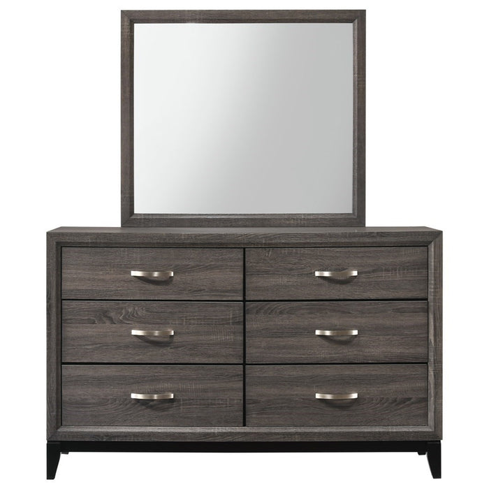 Crown Mark Akerson Mirror in Grey - Golden Home Furniture (Columbus, OH) - Multi Location