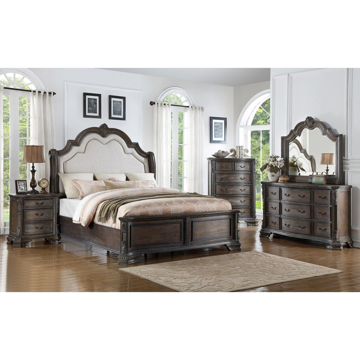 Crown Mark Sheffield Mirror in Antique Grey - Golden Home Furniture (Columbus, OH) - Multi Location