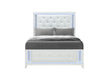 ALINA WHITE FULL BED WITH LED - Golden Home Furniture (Columbus, OH) - Multi Location