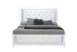 ALINA WHITE KING BED WITH LED - Golden Home Furniture (Columbus, OH) - Multi Location