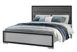 AMELIA GREY BLACK KING BED W/LED - Golden Home Furniture (Columbus, OH) - Multi Location