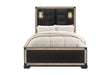 BLAKE BLACK FULL BED WITH LAMPS - Golden Home Furniture (Columbus, OH) - Multi Location