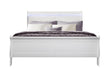 CHARLIE WHITE KING BED WITH LED - Golden Home Furniture (Columbus, OH) - Multi Location