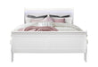 CHARLIE WHITE QUEEN BED WITH LED - Golden Home Furniture (Columbus, OH) - Multi Location
