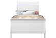 Charlie White Twin Bed - Golden Home Furniture (Columbus, OH) - Multi Location