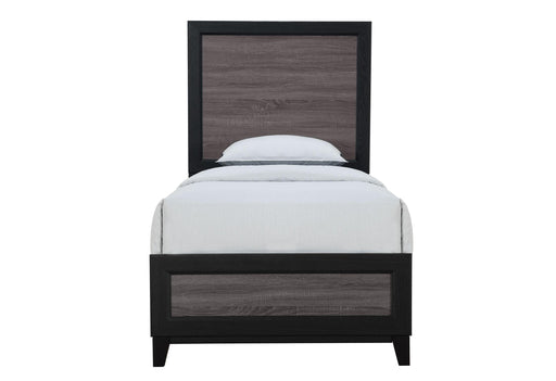 LISBON GREY AND BLACK TWIN BED - Golden Home Furniture (Columbus, OH) - Multi Location