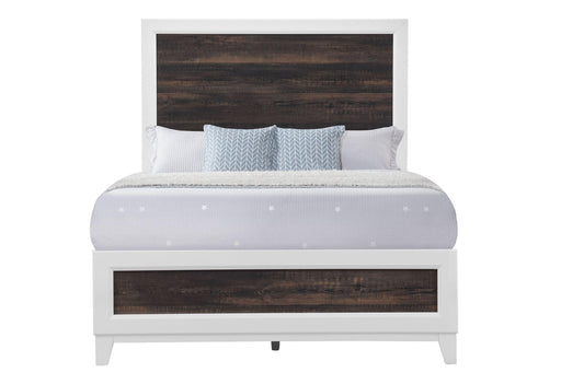 LISBON OAK AND WHITE FULL BED - Golden Home Furniture (Columbus, OH) - Multi Location