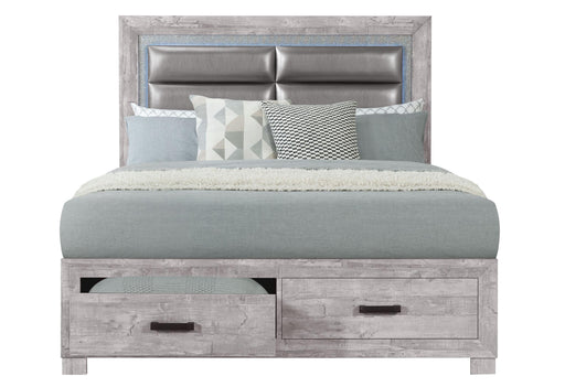NOLAN GREY QUEEN BED - Golden Home Furniture (Columbus, OH) - Multi Location