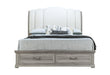 ROWAN NATURAL KING BED WITH STORAGE - Golden Home Furniture (Columbus, OH) - Multi Location