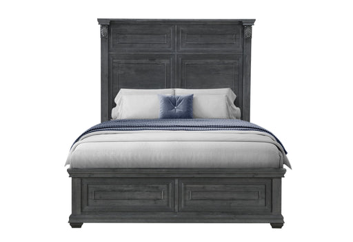 TATUM GREY QUEEN BED WITHOUT STORAGE - Golden Home Furniture (Columbus, OH) - Multi Location