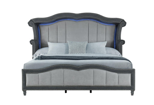 VANNA DARK GREY FULL BED - Golden Home Furniture (Columbus, OH) - Multi Location