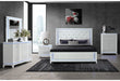 ALINA WHITE KING BED GROUP WITH LED - Golden Home Furniture (Columbus, OH) - Multi Location
