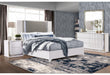 ASPEN WHITE KING BED GROUP WITH VANITY SET WITH LED - Golden Home Furniture (Columbus, OH) - Multi Location