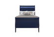 CHARLIE BLUE TWIN BED WITH LED - Golden Home Furniture (Columbus, OH) - Multi Location