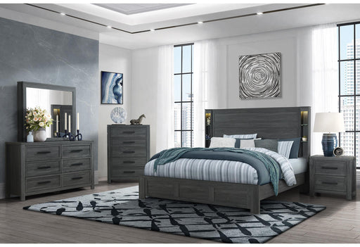 CYPRESS DARK GREY KING BED GROUP - Golden Home Furniture (Columbus, OH) - Multi Location