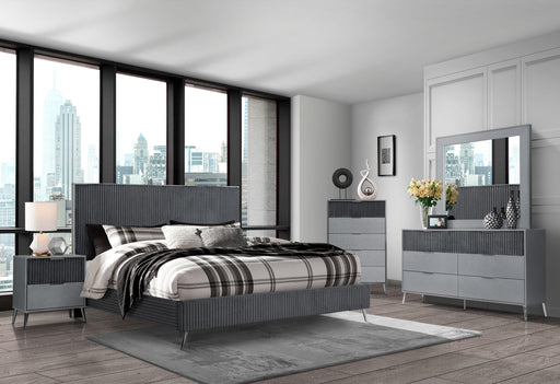 ENZO DARK GREY KING BED GROUP - Golden Home Furniture (Columbus, OH) - Multi Location