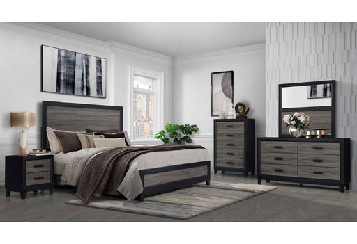 LISBON GREY/BLACK KING BED GROUP - Golden Home Furniture (Columbus, OH) - Multi Location