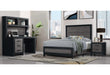 LISBON GREY/BLACK TWIN BED, DRESSER, MIRROR AND NIGHTSTAND - Golden Home Furniture (Columbus, OH) - Multi Location