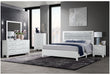 LUCCIA WHITE TWIN BED GROUP WITH LED - Golden Home Furniture (Columbus, OH) - Multi Location