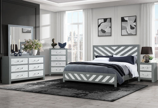 MICAH GREY KING BED GROUP - Golden Home Furniture (Columbus, OH) - Multi Location