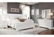 POMPEI METALLIC WHITE KING BED GROUP WITH LED - Golden Home Furniture (Columbus, OH) - Multi Location