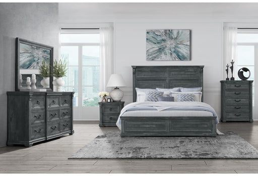 TATUM GREY KING BED GROUP WITHOUT STORAGE - Golden Home Furniture (Columbus, OH) - Multi Location