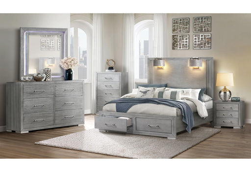TIFFANY SILVER FULL BED GROUP - Golden Home Furniture (Columbus, OH) - Multi Location