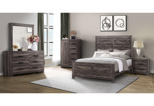 VISION DARK OAK QUEEN BED GROUP - Golden Home Furniture (Columbus, OH) - Multi Location