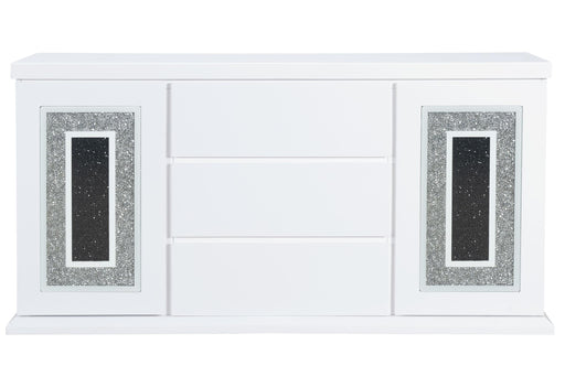 MONACO WHITE BUFFET - Golden Home Furniture (Columbus, OH) - Multi Location