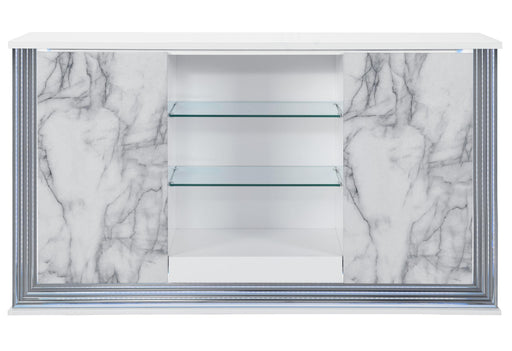 YLIME WHITE MARBLE BUFFET - Golden Home Furniture (Columbus, OH) - Multi Location