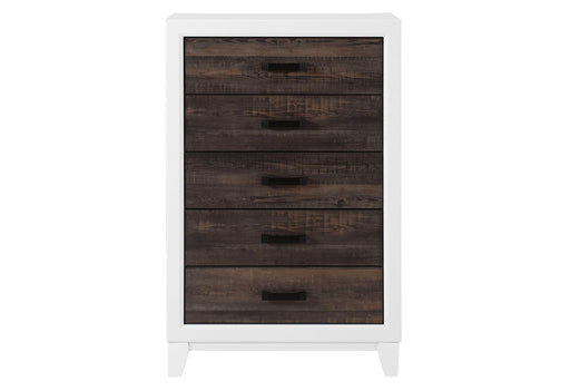 LISBON OAK AND WHITE CHEST - Golden Home Furniture (Columbus, OH) - Multi Location