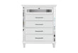 MARCO METALLIC WHITE CHEST - Golden Home Furniture (Columbus, OH) - Multi Location