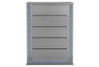 YLIME SMOOTH SILVER CHEST WITH LED - Golden Home Furniture (Columbus, OH) - Multi Location
