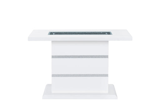 MONACO WHITE CONSOLE TABLE - Golden Home Furniture (Columbus, OH) - Multi Location
