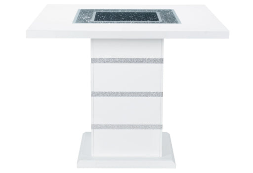 MONACO WHITE BAR TABLE - Golden Home Furniture (Columbus, OH) - Multi Location
