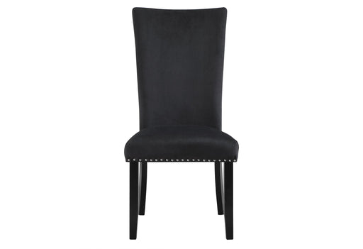 D03 BLACK VELVET DINING CHAIR - Golden Home Furniture (Columbus, OH) - Multi Location