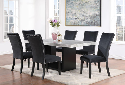 D02 DINING TABLE + D03DC BLACK - Golden Home Furniture (Columbus, OH) - Multi Location
