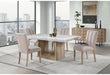 D02 NATURAL DINING TABLE + 4 D8683 DINING CHAIRS - Golden Home Furniture (Columbus, OH) - Multi Location