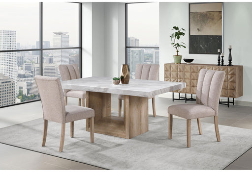 D02 NATURAL DINING TABLE + 4 D8683 DINING CHAIRS - Golden Home Furniture (Columbus, OH) - Multi Location