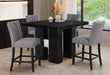 D04 BLACK BAR TABLE AND D8685BS GREY - Golden Home Furniture (Columbus, OH) - Multi Location