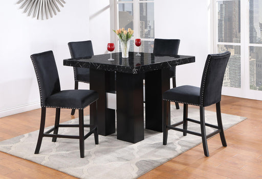 D04 BLACK BAR TABLE + D04BS - Golden Home Furniture (Columbus, OH) - Multi Location