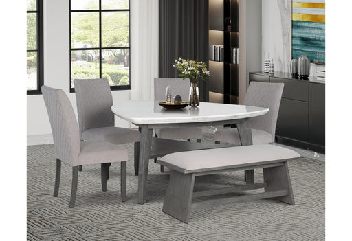 D8192 TRIANGLE DINING TABLE AND 4 DINING CHAIRS - Golden Home Furniture (Columbus, OH) - Multi Location