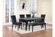 D8685DT+(4) D8685DC-BLK+D8685BN-BLK - Golden Home Furniture (Columbus, OH) - Multi Location