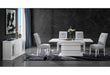 MONACO WHITE DINING TABLE + MONACO DINING CHAIR - Golden Home Furniture (Columbus, OH) - Multi Location