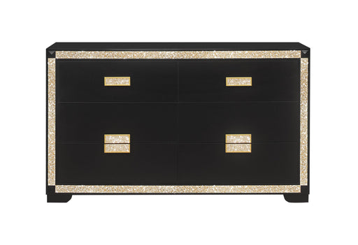 BLAKE BLACK/GOLD DRESSER - Golden Home Furniture (Columbus, OH) - Multi Location