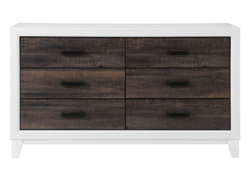 LISBON OAK AND WHITE DRESSER - Golden Home Furniture (Columbus, OH) - Multi Location